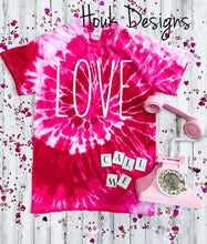 Load image into Gallery viewer, Tie Dye Love Tee