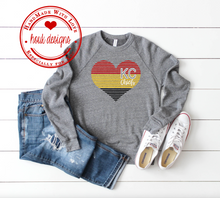 Load image into Gallery viewer, Team Stripe Hearts