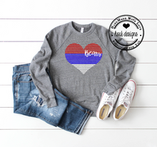 Load image into Gallery viewer, Team Stripe Hearts