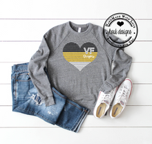 Load image into Gallery viewer, Team Stripe Hearts