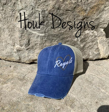 Load image into Gallery viewer, Distressed Womens Hat-Royals
