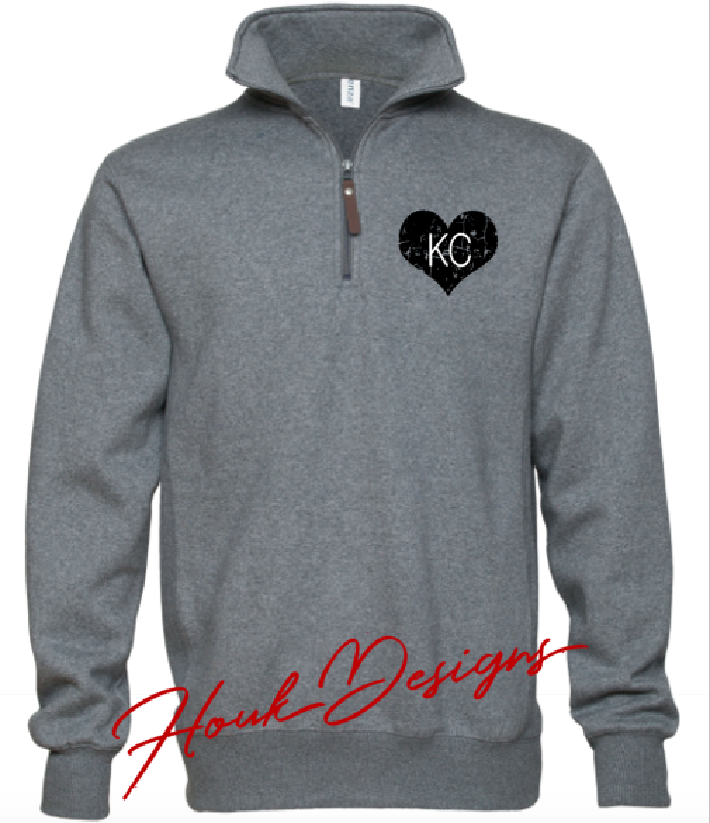 KC Heart Quarter Zip